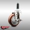 Service Caster 4 Inch 316SS Maroon Polyurethane Swivel 3/4 Inch Expanding Stem Caster Brake SCC-SS316EX20S414-PPUB-MRN-TLB-34 - alternate 2
